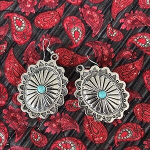 Faux Turquoise Earrings